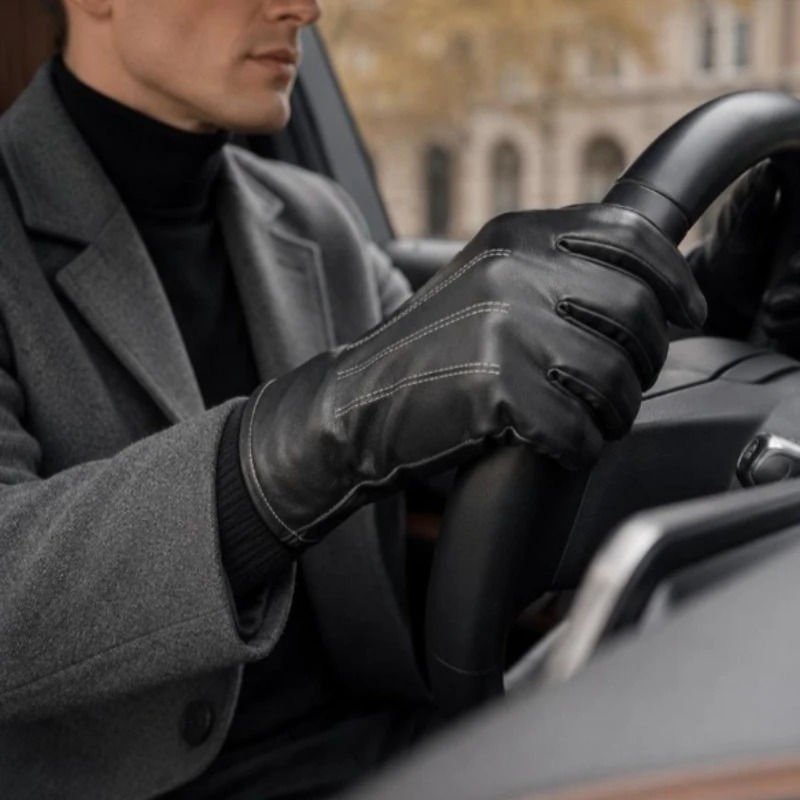 1/2 Pasang Sarung Tangan Kulit - Leather Driving Glove ulasan dan harga