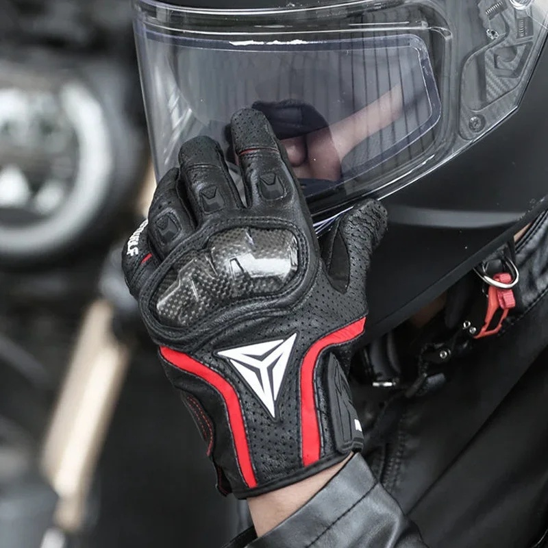 Sarung Tangan Motor Kulit Asli - Motorcycle Glove Knuckle ulasan dan harga