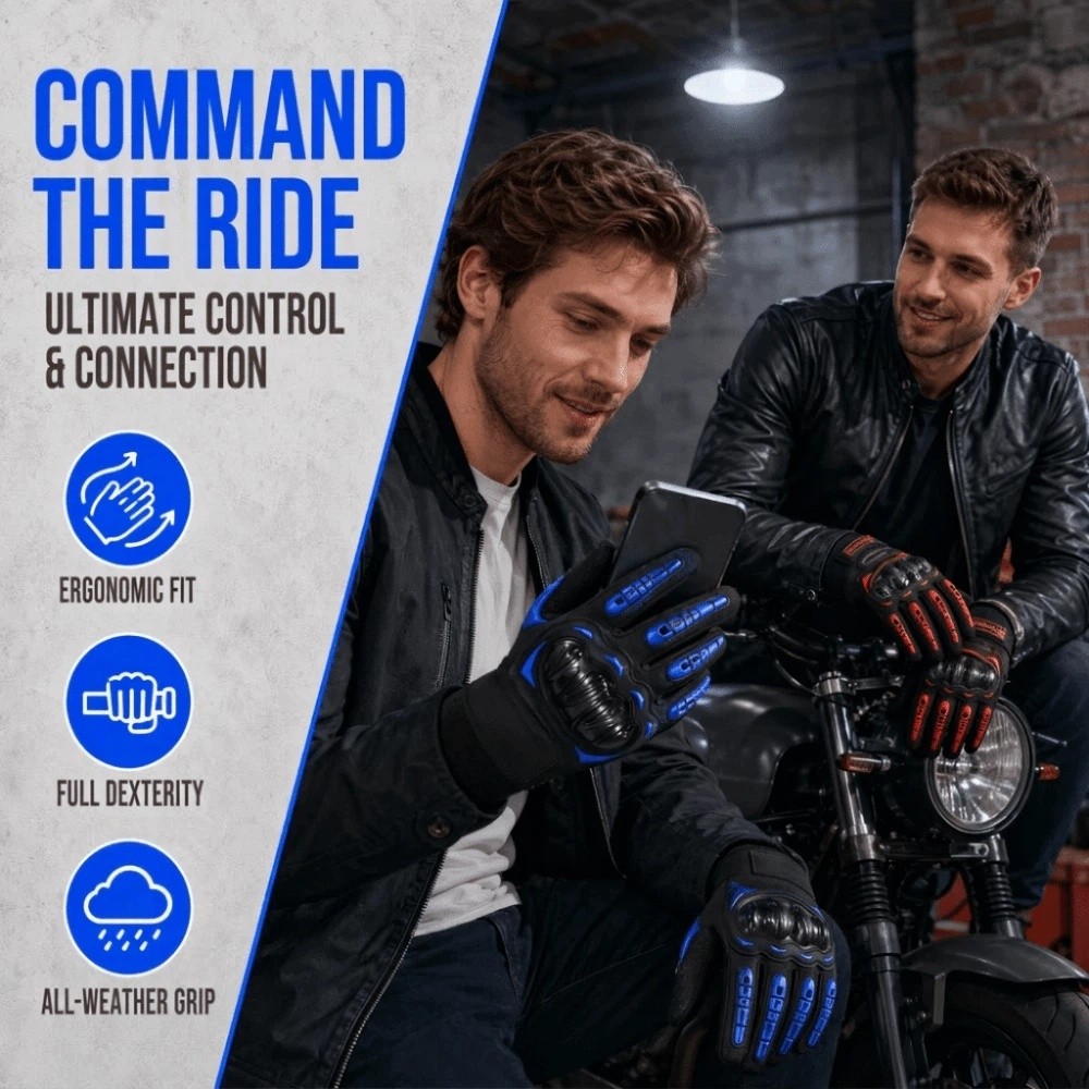 Sarung Tangan Berkendara Motor - Motorcycle Glove Knuckle ulasan dan harga